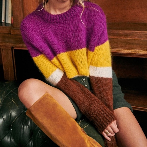 🇫🇷Rare Sézane Chuck Sweater Jumper - Picture 3 of 13